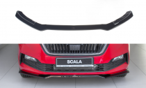 Maxton Design Spoiler předního nárazníku Škoda Scala V.2 - černý lesklý lak