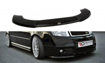Maxton Design Spoiler předního nárazníku Škoda Fabia I RS - černý lesklý lak