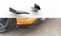 Maxton Design Zesílené boční lišty zadního nárazníku Racing s křidélky Ford Focus Mk4 ST - matná černá