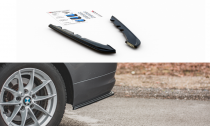 Maxton Design Boční lišty zadního nárazníku BMW řada 3 E91 Facelift - černý lesklý lak