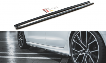 Maxton Design Prahové lišty Audi RS6 C7 V.2 - černý lesklý lak