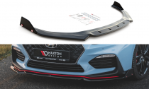 Maxton Design Spoiler předního nárazníku Hyundai I30N V.2 - texturovaný plast