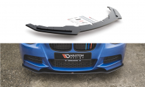 Maxton Design Zesílený spoiler předního nárazníku Racing BMW M135i F20 - černá