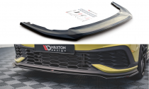 Maxton Design Spoiler předního nárazníku VW Golf VIII GTI Clubsport V.3 - texturovaný plast
