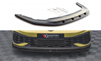 Maxton Design Spoiler předního nárazníku VW Golf VIII GTI Clubsport V.4 - texturovaný plast