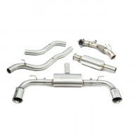 Cobra Sport Turboback decat exhaust Ford Focus Mk4 ST - resonated / TP77 tips