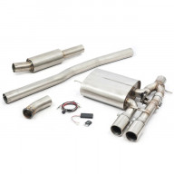 Cobra Sport Klapkový catback výfuk pro Mini (Mk3) GP3 JCW - s rezonátorem / koncovka TP108-CF