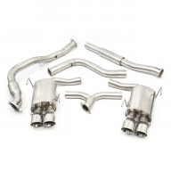 Cobra Sport Turboback výfuk s katalyzátorem pro Subaru WRX STI - s rezonátorem / koncovka TP107-CF