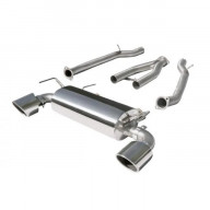 Cobra Sport Centre and rear section exhaust Nissan 370Z - TP106CF tips