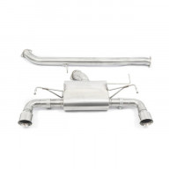 Cobra Sport Střední a zadní díl výfuku pro Nissan 350Z - bez rezonátoru, koncovka TP107-CF