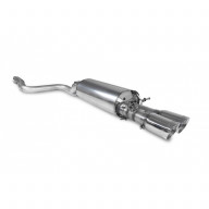 Valved GPF-back exhaust Ford Puma Mk2 ST Scorpion Exhaust - polished trims