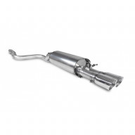 GPF-back exhaust Ford Puma Mk2 ST Scorpion Exhaust - polished trims