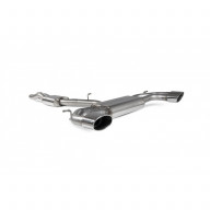 Cat-back exhaust Audi TT RS (8S) 2.5 TFSI Scorpion Exhaust - resonated / polished trims