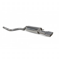GPF-back exhaust Ford Fiesta ST (Mk8) Scorpion Exhaust - polished trims