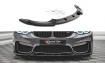 Maxton Design Spoiler předního nárazníku BMW M4 (F82) - texturovaný plast