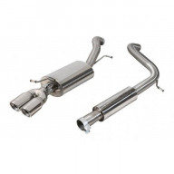 Cobra Sport Catback výfuk pro VW Polo BlueGT (6R) 1.4 TSI - s rezonátorem / koncovka TP101-CF