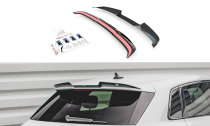 Maxton Design Nástavec střešního spoileru AUDI A3 S-Line / S3 (8Y) Sportback V.1 - texturovaný plast