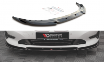 Maxton Design Spoiler předního nárazníku VW Golf VIII GTI - texturovaný plast