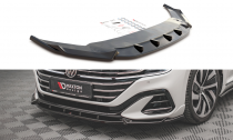 Maxton Design Spoiler předního nárazníku VW Golf VIII GTI - texturovaný plast