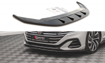 Maxton Design Spoiler předního nárazníku VW Golf VIII GTI - texturovaný plast