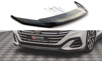 Maxton Design Spoiler předního nárazníku VW Golf VIII GTI - texturovaný plast