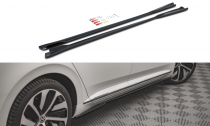 Maxton Design Spoiler předního nárazníku VW Golf VIII GTI - texturovaný plast