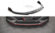 Maxton Design Spoiler předního nárazníku VW Golf VIII GTI - texturovaný plast