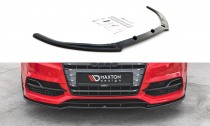 Maxton Design Spoiler předního nárazníku AUDI S3 8V Sedan / Cabrio V.2 - texturovaný plast