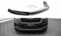 Maxton Design Spoiler předního nárazníku Škoda Kodiaq Facelift V.2 - texturovaný plast