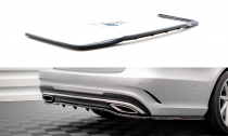 Maxton Design Lišta zadního nárazníku Mercedes E W212 AMG-Line Sedan - texturovaný plast