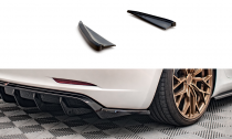 Maxton Design Boční lišty zadního nárazníku Tesla Model 3 V.2 - texturovaný plast