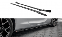 Maxton Design Prahové lišty s křidélky Street Pro Opel Astra J GTC OPC-Line - černé