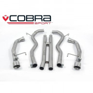 Cobra Sport Catback Venom exhaust Ford Mustang GT Fastback - TP38 tips