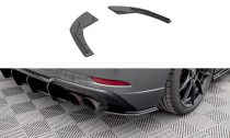 Maxton Design Boční lišty zadního nárazníku Street Pro AUDI S3 8V Sportback Facelift - černé