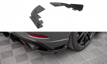 Maxton Design Boční lišty zadního nárazníku s křidélky Street Pro AUDI S3 8V Sportback Facelift - černé
