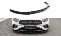 Maxton Design Spoiler předního nárazníku Mercedes E W213 AMG-Line Facelift V.2 - texturovaný plast