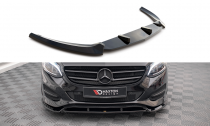 Maxton Design Spoiler předního nárazníku Mercedes B W246 Facelift - texturovaný plast