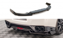 Maxton Design Spoiler zadního nárazníku s křidélky Nissan GT-R Facelift - texturovaný plast