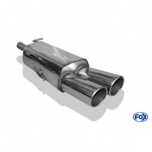 Koncový sportovní tlumič výfuku Peugeot RCZ 1,6 THP 115kW oválné 106x71mm koncovky