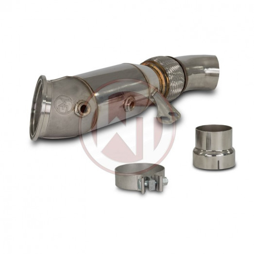 1. díl výfuku (Downpipe kit) s 300 komorovým katalyzátorem pro BMW řady 1/2/3/4 F20/F22/F30/F32 s motorem B58 - Wagner Tuning 