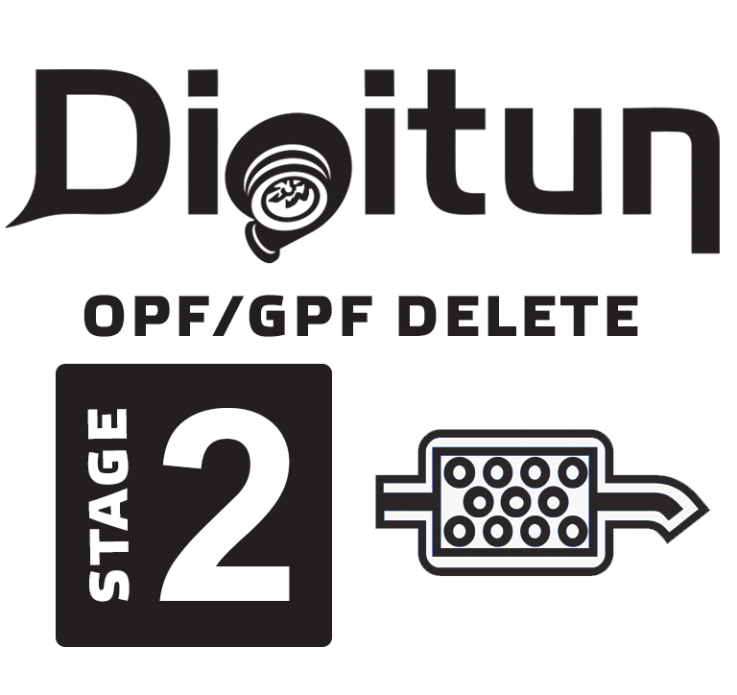 DIGITUN Stage 2 OPF / GPF Delete ECU Tune 2,0 TSI 200-221 kW MQB s OPF