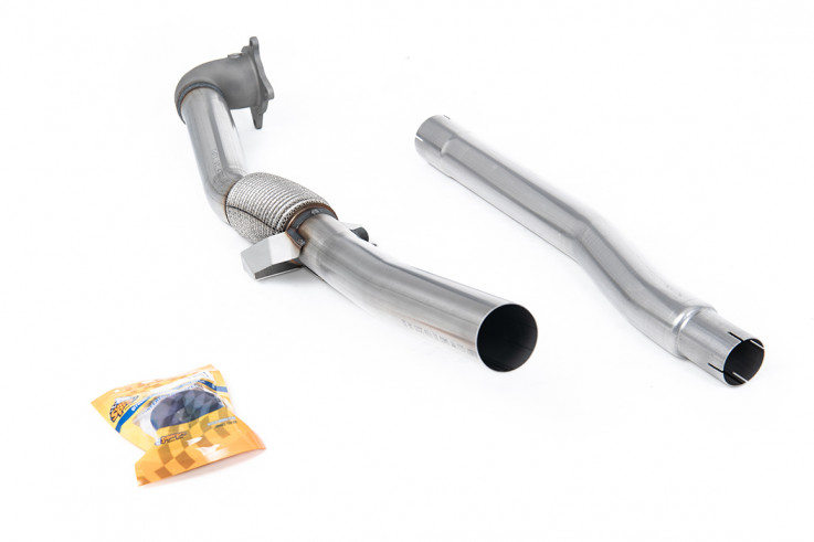 Downpipe kit Škoda Octavia 2 RS Superb 2 2.0 TFSI TSI BWA CCZB Milltek Sport - Napojení na origo Catback / Bez katalyzátoru