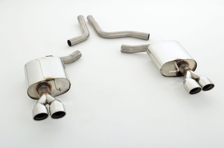 Rear exhaust mufflers 76mm AUDI A5 B8 Sportback 3,0 TFSI 200 kW / 3,2 FSI 195 kW Friedrich Motorsport