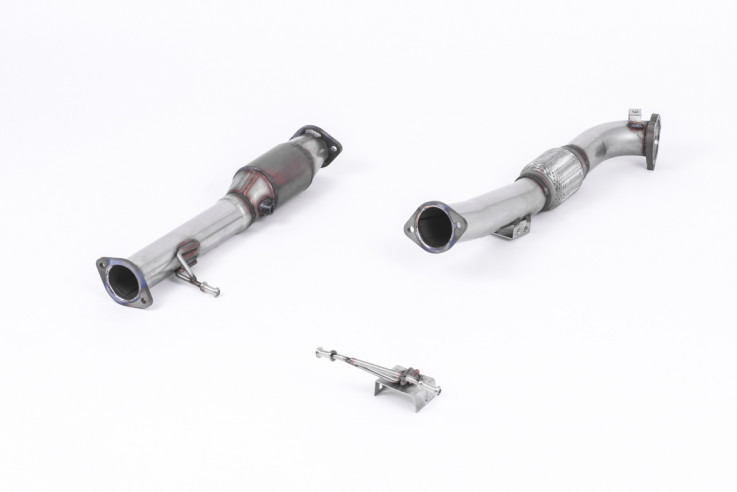 1. díl výfuku 70mm Ford Focus Mk2 ST 225 Downpipe Milltek Sport - se sportovním katalyzátorem