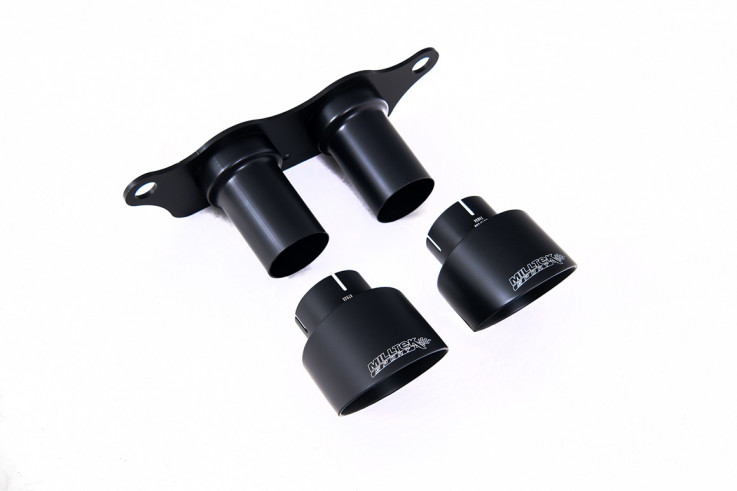 Koncovky výfuku Porsche 911 991.2 GT3 & RS 4.0L H6 Milltek Sport - Černé