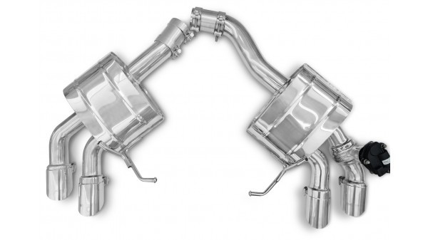 Tubi Style Sportovní koncové tlumiče výfuku Porsche Macan S 2,9T 2019-2020 bez PSE