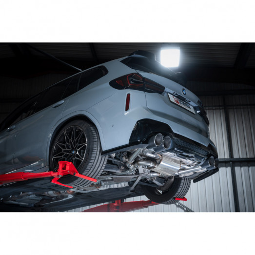 Klapková náhrada zadního tlumiče výfuku BMW X3 M LCI vč. Competition (2022-2024) Scorpion Exhaust - karbonové Ascari koncovky