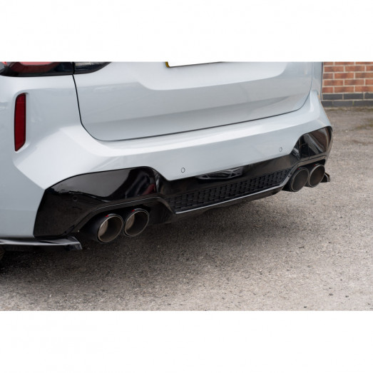 Klapková náhrada zadního tlumiče výfuku BMW X3 M LCI vč. Competition (2022-2024) Scorpion Exhaust - karbonové Ascari koncovky