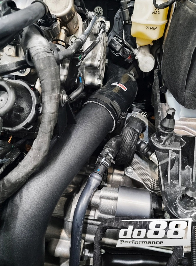 Tlakového vedení k originálnímu intercooleru hadice + trubky Boost pipes 1,8 & 2,0 TSI - Červené