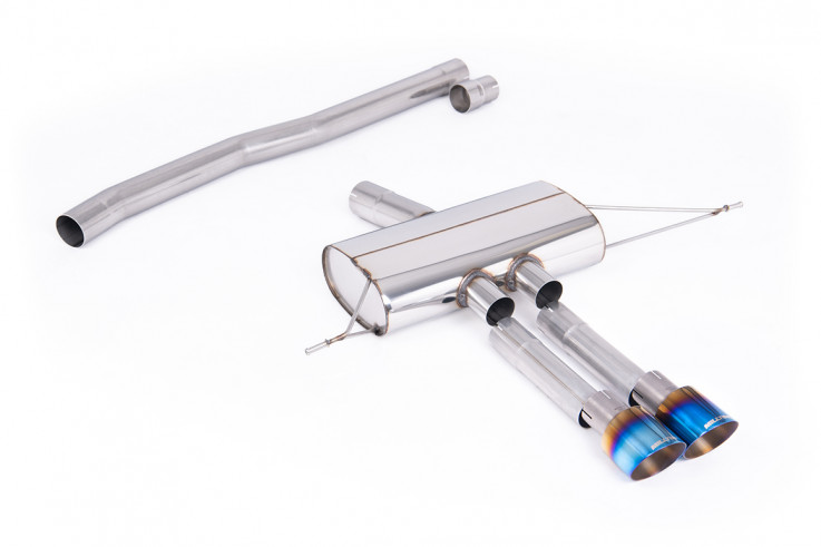 GPF-Back Sport Exhaust Mini Cooper S F66 2.0T B48 Milltek Sport - Non-Resonated / Burnt Titanium Tips